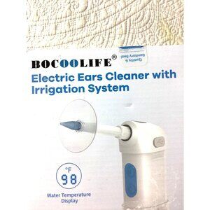 BOCOOLIFE Electric Ear Cleaner*4 Pressure Levels*Rechargeable* 350ML Tank*NWB
